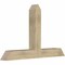 Ekena Millwork Portland Rough Sawn Timber Gable Bracket, Douglas Fir, 60"W x 38"H x 6"D x 6"F, 15/12 Pitch GBW060X38X0606POR00RDF - alternate 5